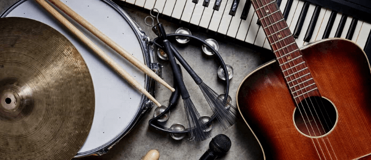 foto instrumentos musicais